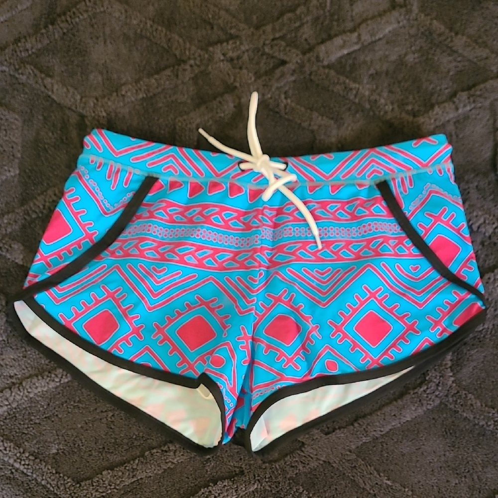 Tribal Print Men's Swim Shorts